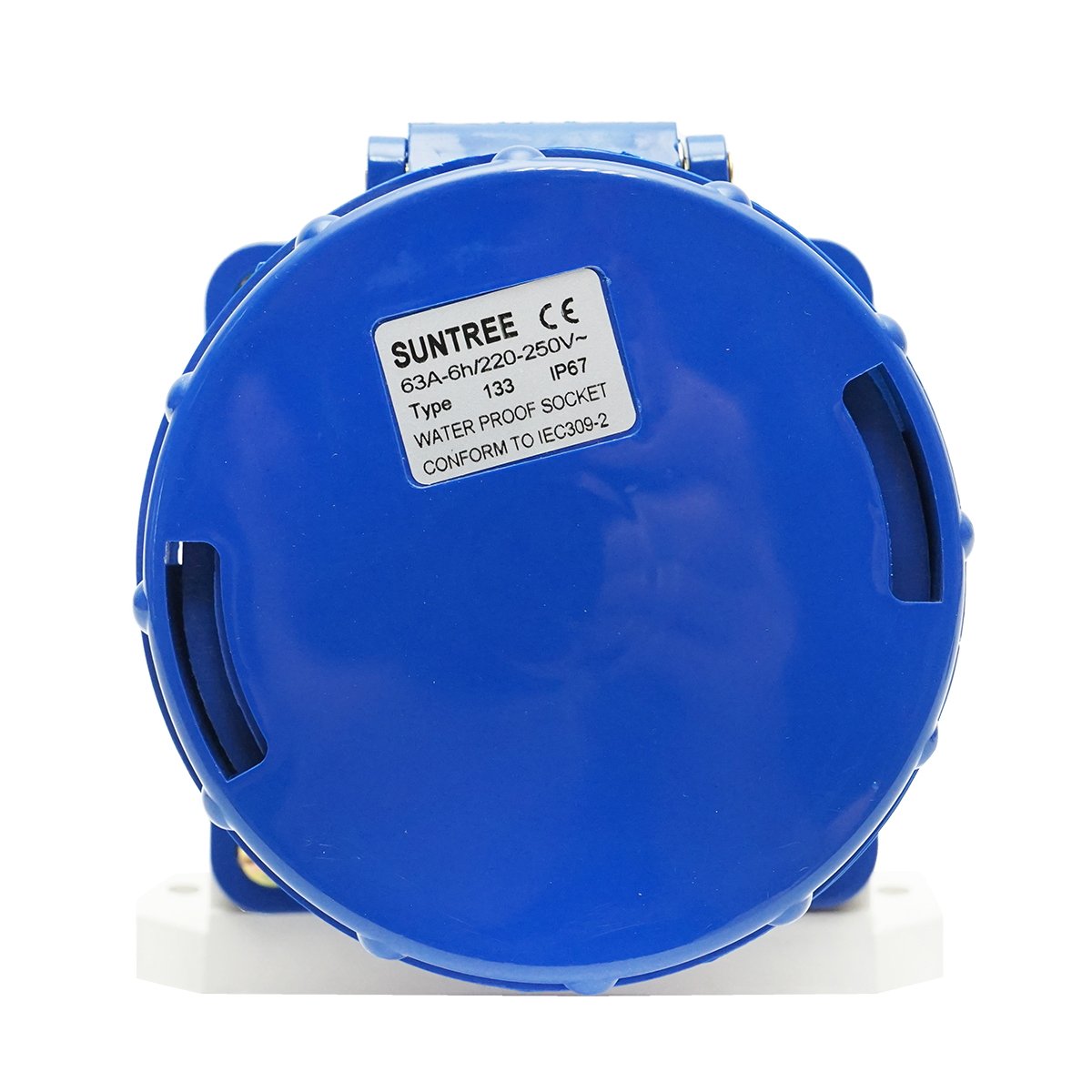 Priza industriala aparenta monofazica 63A, 250V, IP67, 6H Suntree